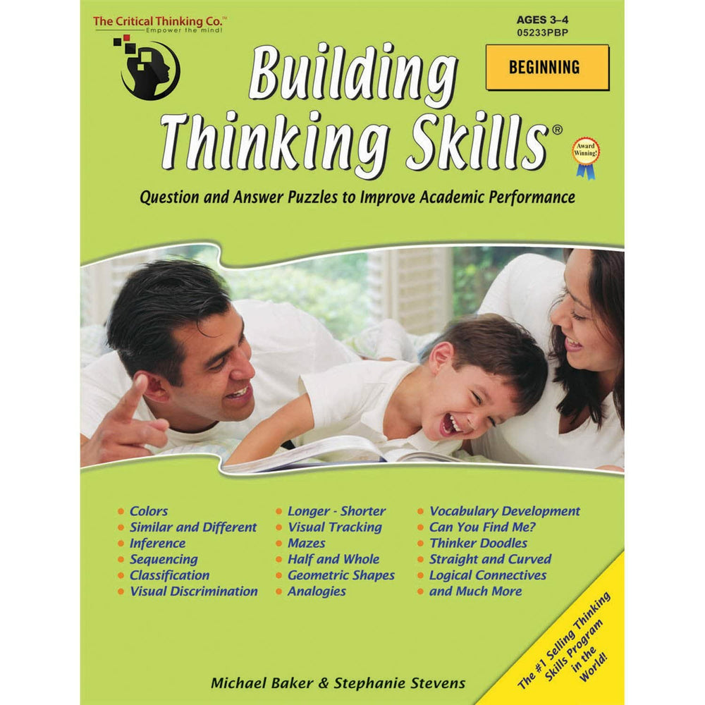 Image of The Critical Thinking Co Building Thinking Skills Boo - Beginning (CTB05233) - Grade Pre-K