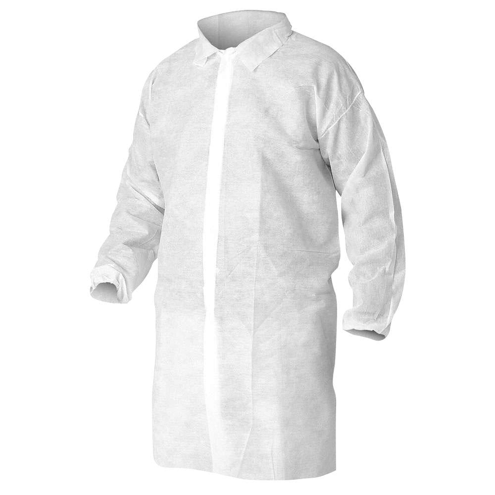 Image of Latoplast Polypropylene Lab Coat - Medium - White