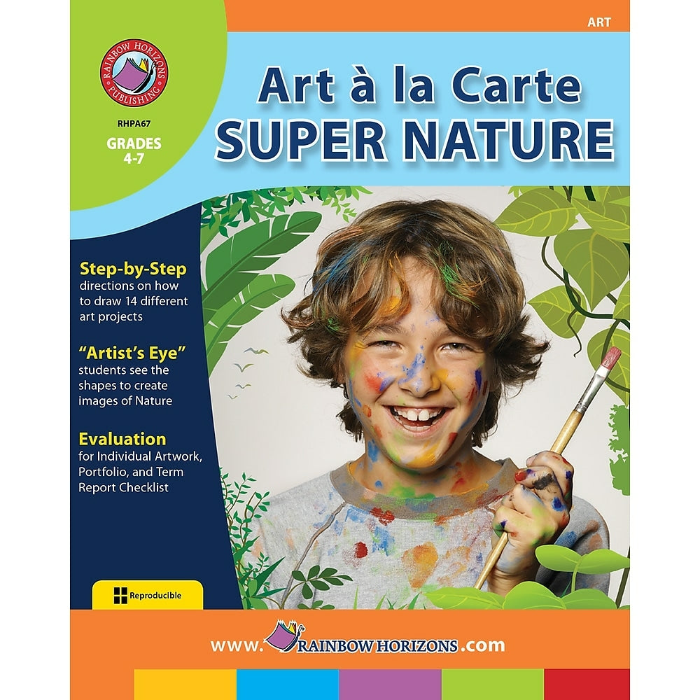 Image of eBook: Art A La Carte: Super Nature (PDF version - 1-User Download) - ISBN 978-1-55319-778-2 - Grade 3 - 4