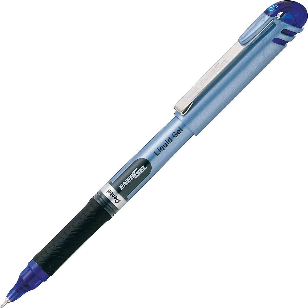 Image of Pentel EnerGel Needle Tip Gel Stick Pens, 0.5mm Tip, Blue