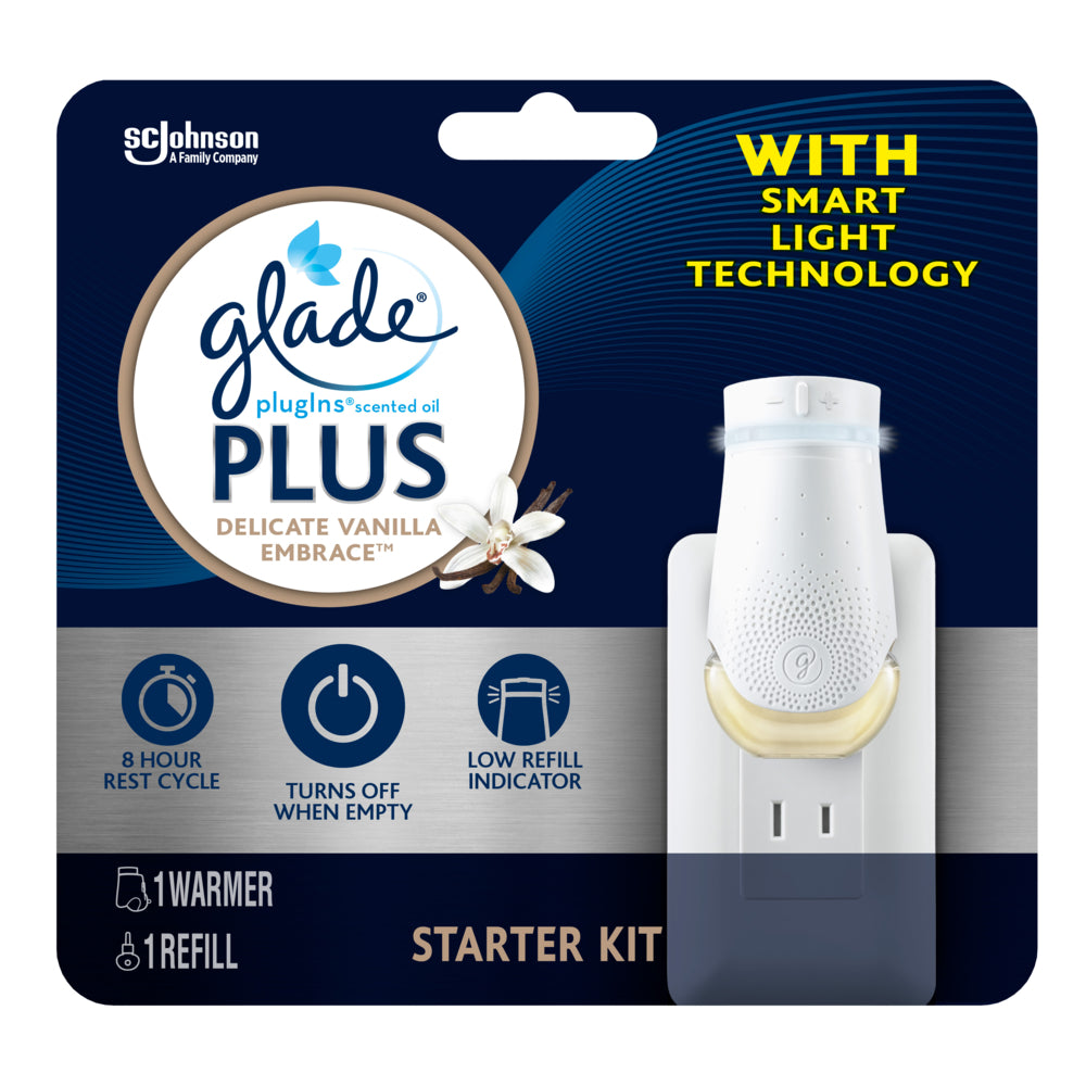 Image of Glade PlugIns Scented Oil Plus Air Freshener Starter Kit - Delicate Vanilla Embrace