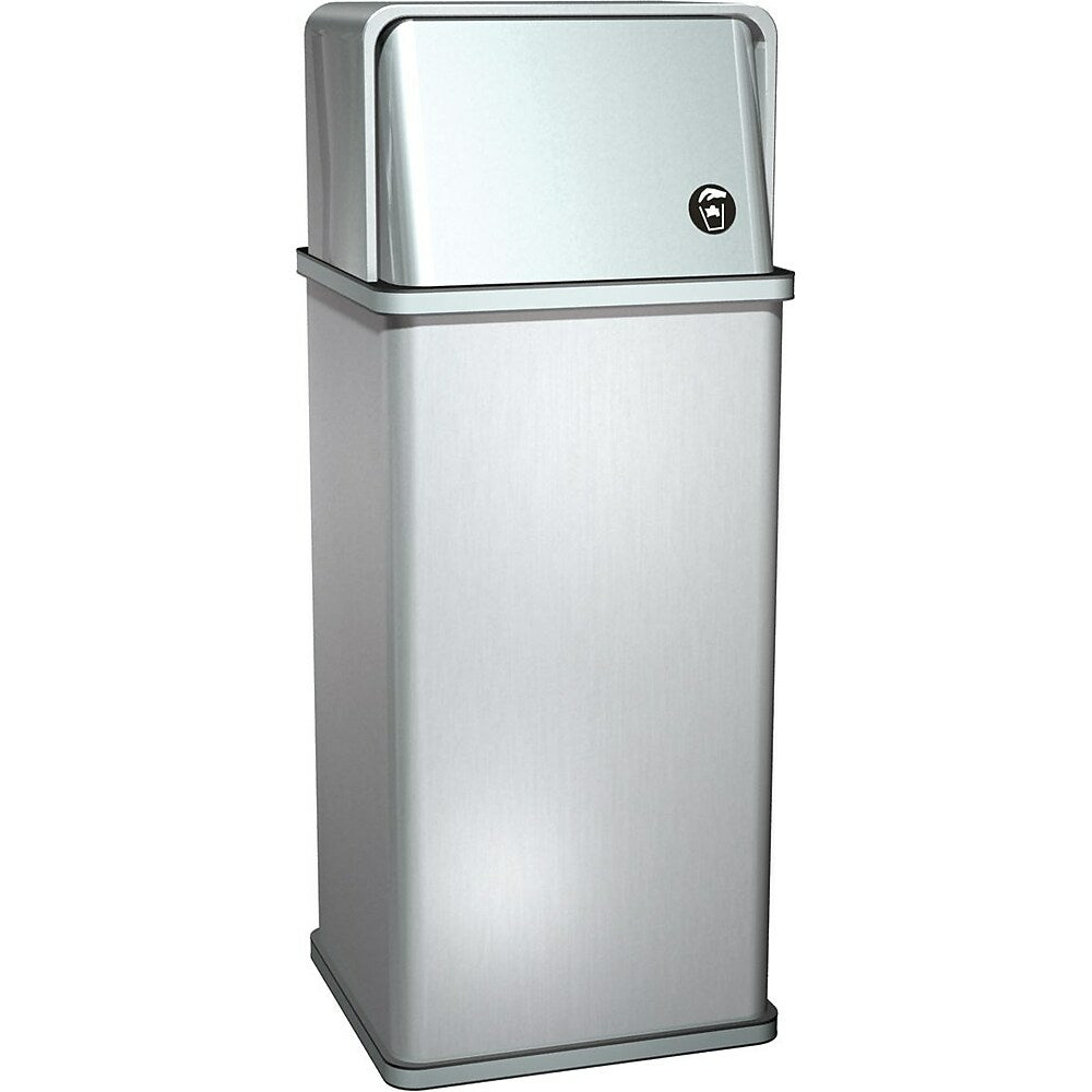 Image of ASI Waste Receptacle with Swing Top