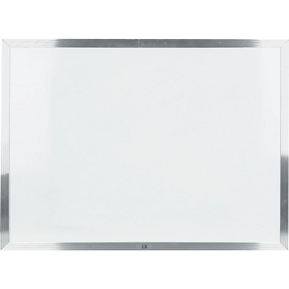 Image of Staples Melamine Marker Board with Aluminum Frame, 24" x 36"