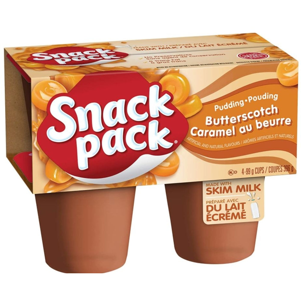 Image of Snack Pack Butterscotch Pudding 396G - 4 Pack