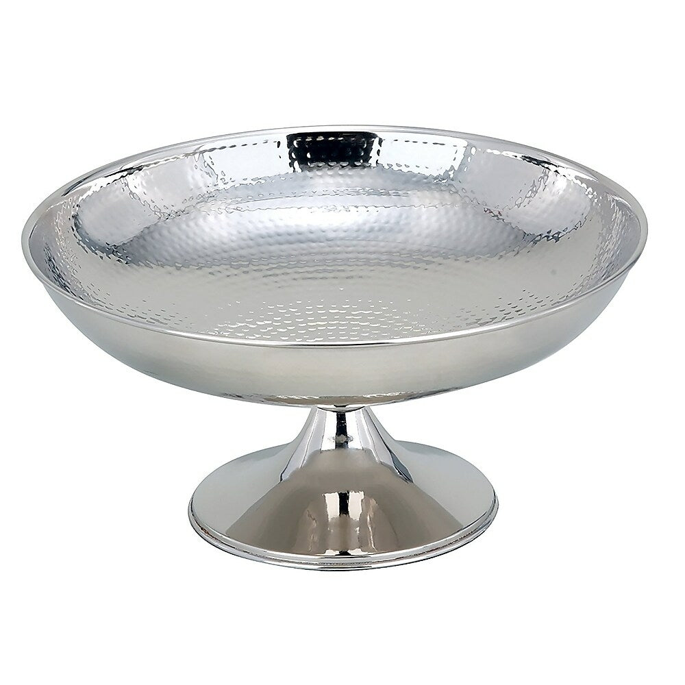 Image of Elegance Hammered Footed Centerpiece Bowl, 12"