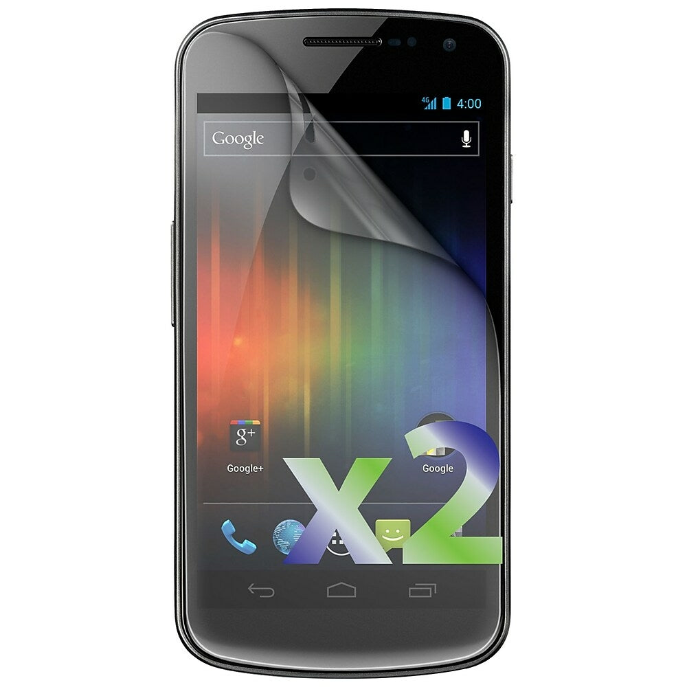 Image of Exian Galaxy Nexus Screen Protector, 2 Pieces, Clear
