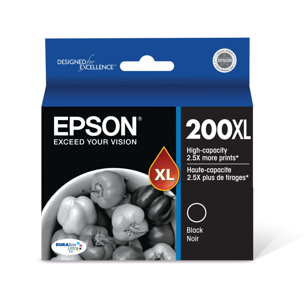 Image of Epson 200XL High-Capacity Black Ink Cartridge