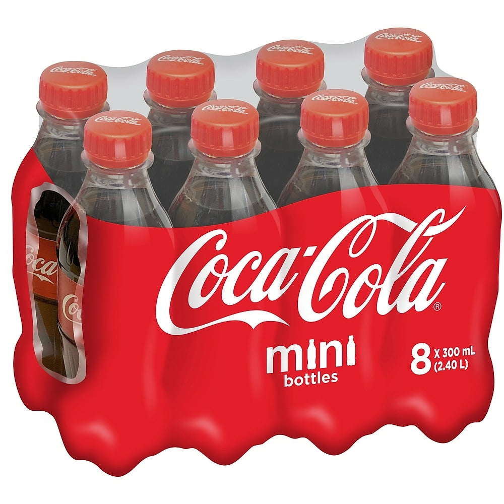 Image of Coca-Cola Mini Bottle - 300mL - 8 Pack