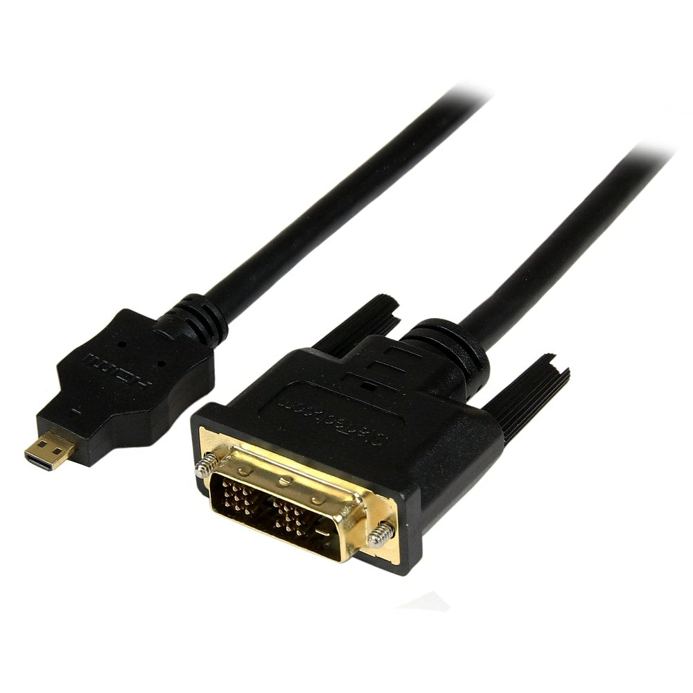 Image of StarTech 2M Micro HDMI to DVI-D Cable, M/M, Black
