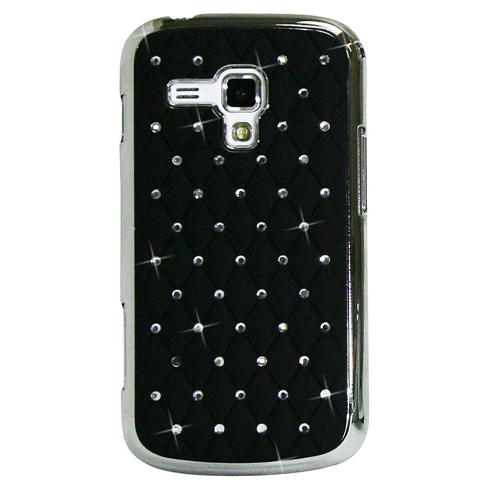 Image of Exian Embedded Crystals Case for Samsung Galaxy Ace 2X - Black