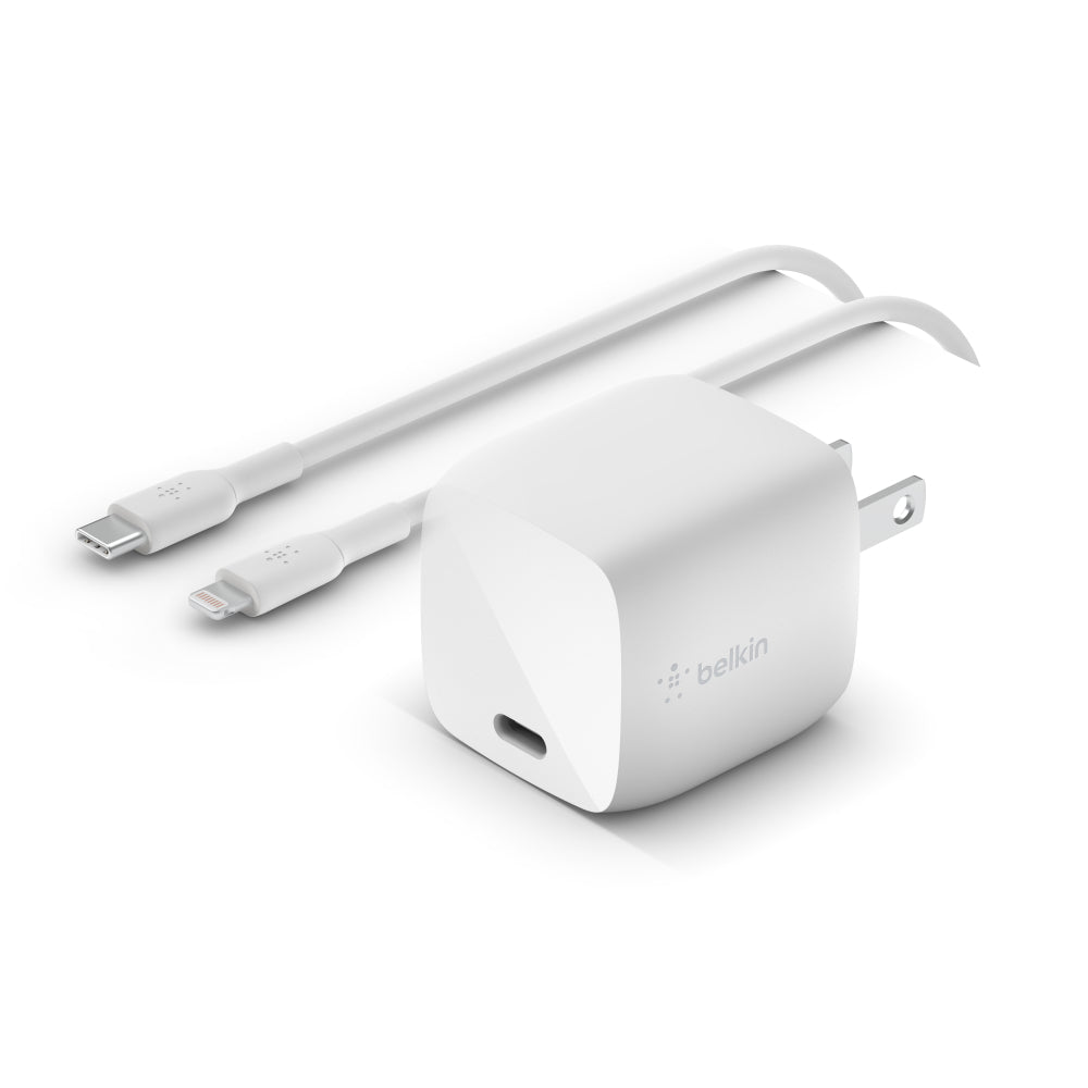 Image of Belkin 30W Gan Home Charger With C-C Cable, White