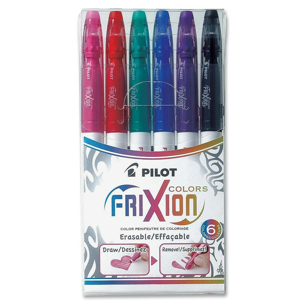 Image of Pilot FriXion Colours Erasable Marker Pen Sets, 6-Colour