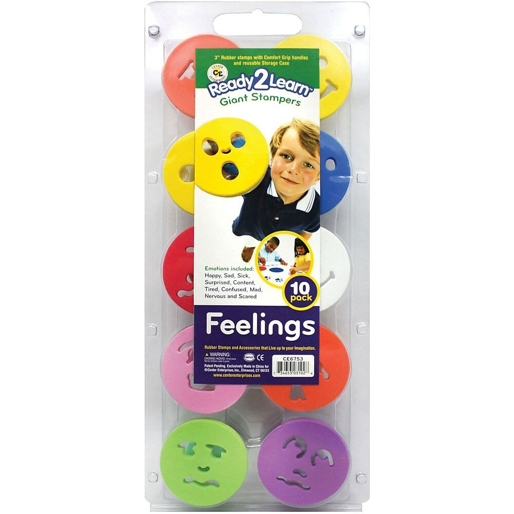 Image of Ready2Learn Giant Stampers, Feelings (CE-6753), 10 Pack