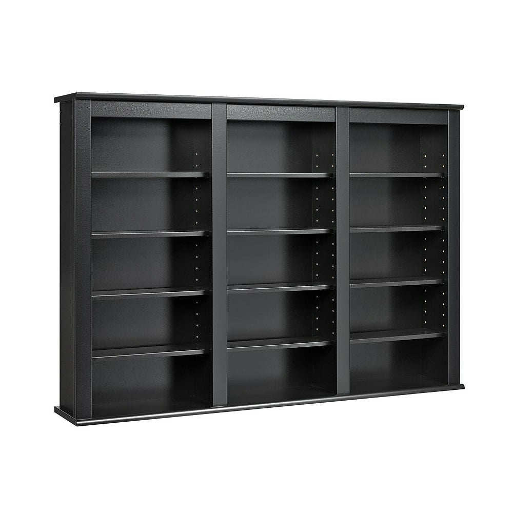 Image of Prepac Triple Wall Mounted Storage - Black