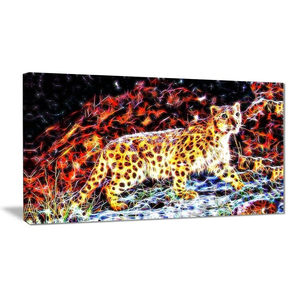 Image of Designart On the Prowl Cheetah Animal Art, Multiple Sizes, (PT2417-32-16)