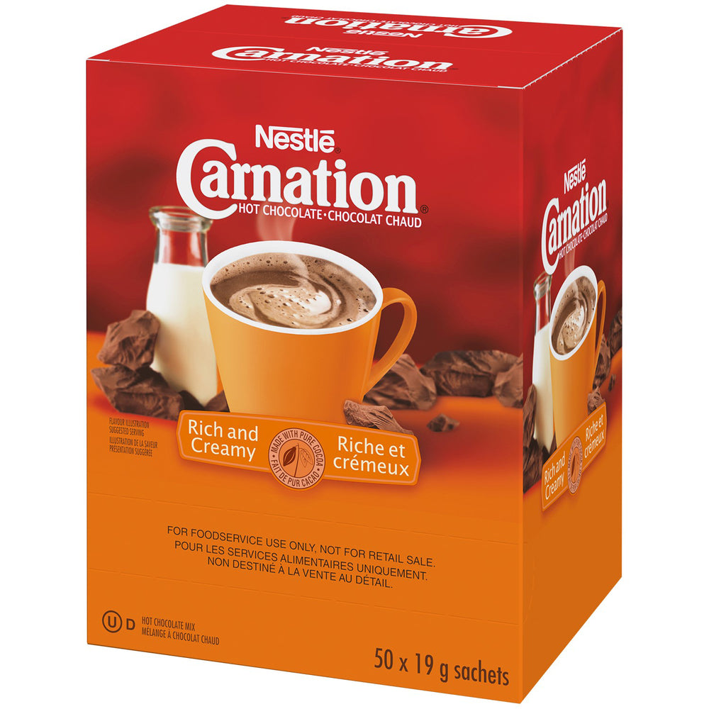 Image of Carnation Hot Chocolate, 19g, 50 Pack
