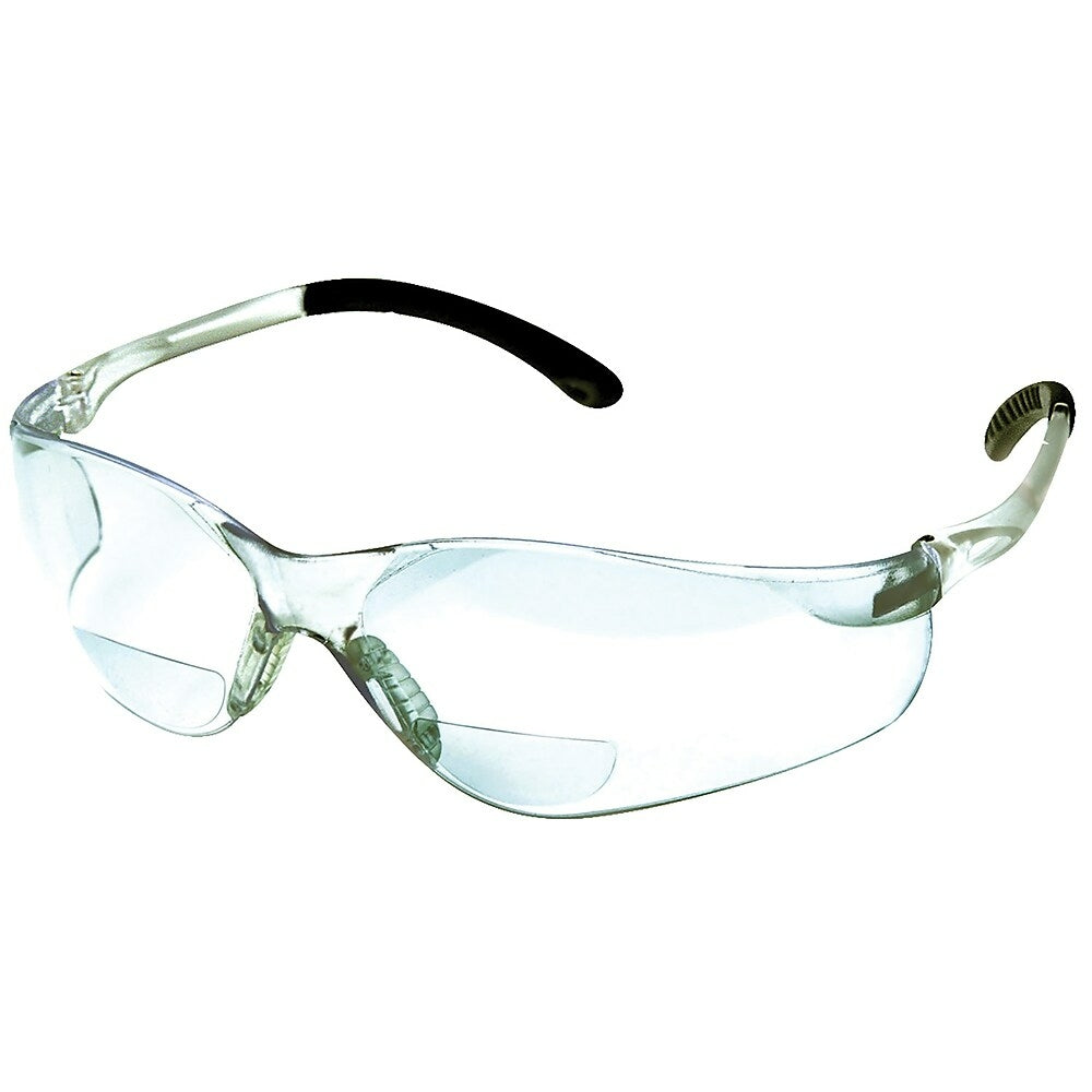 Image of SenTec Bifocal Safety Glasses with Rubberized Temple Tips - Clear Lens - +1.5 - 12 Pack