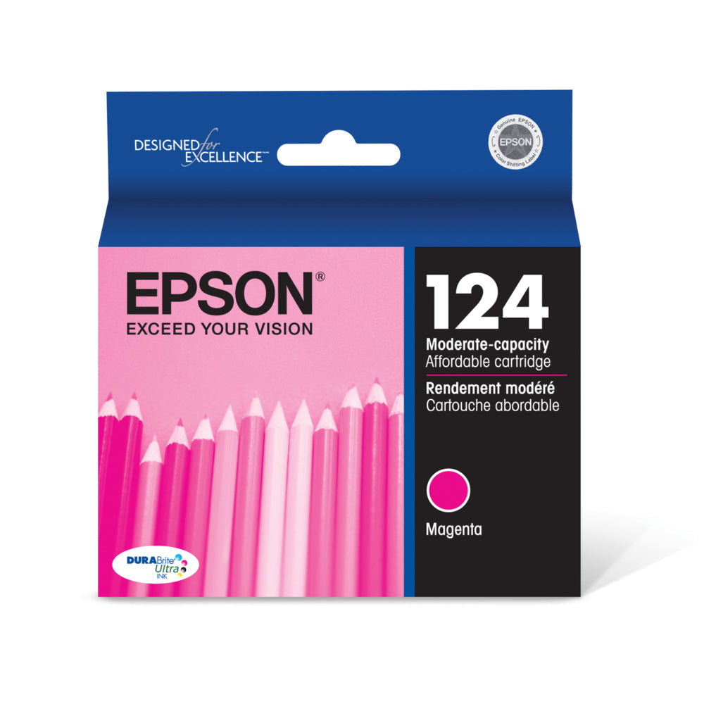 Image of Epson 124 Ink Cartridge - Magenta