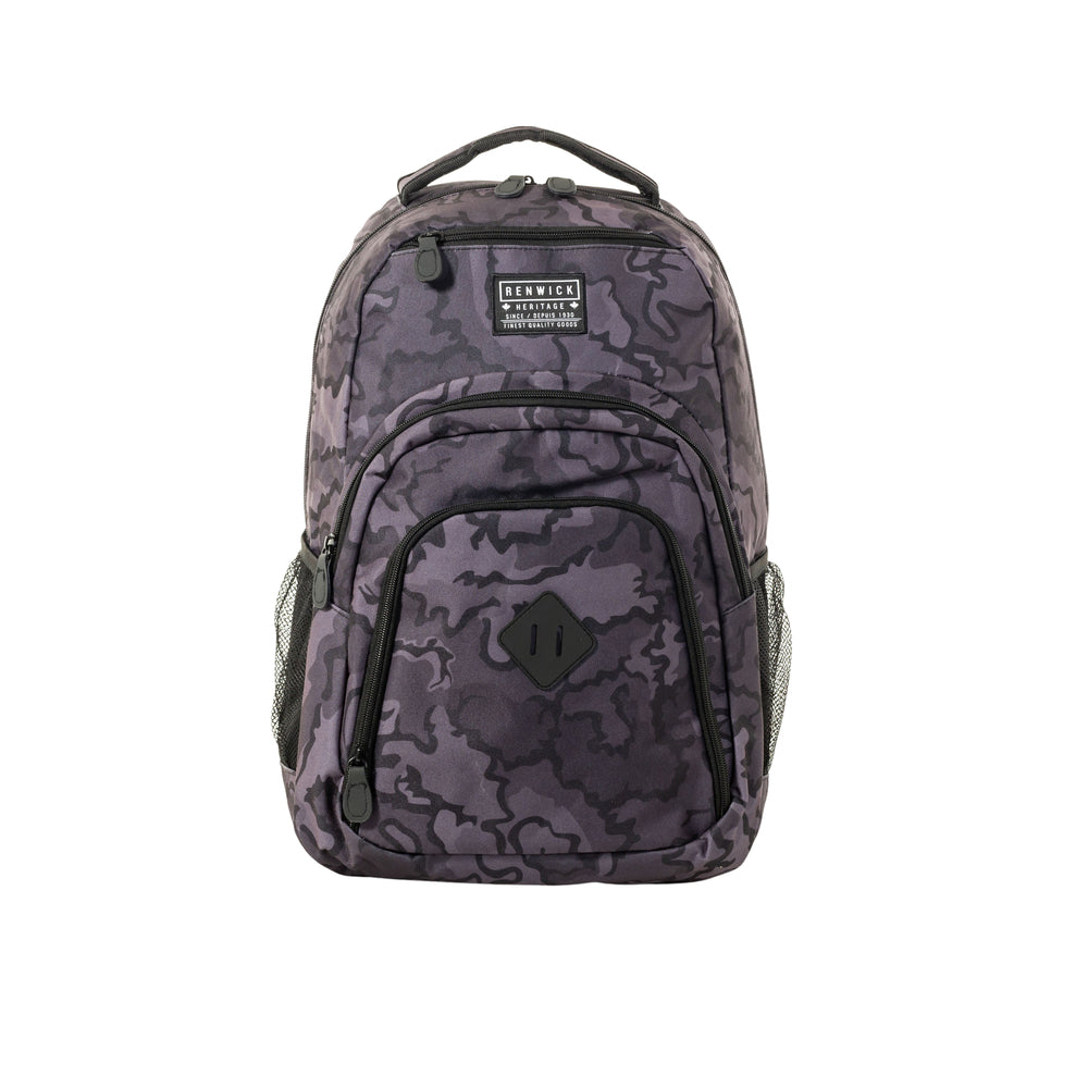 Image of Renwick Canvas Backpack - Camo, Grey