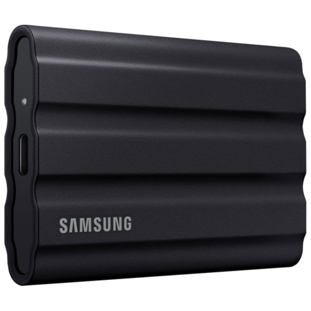 Image of Samsung - T7 1TB USB 3.2 Gen. 2 Shield Portable SSD - Black