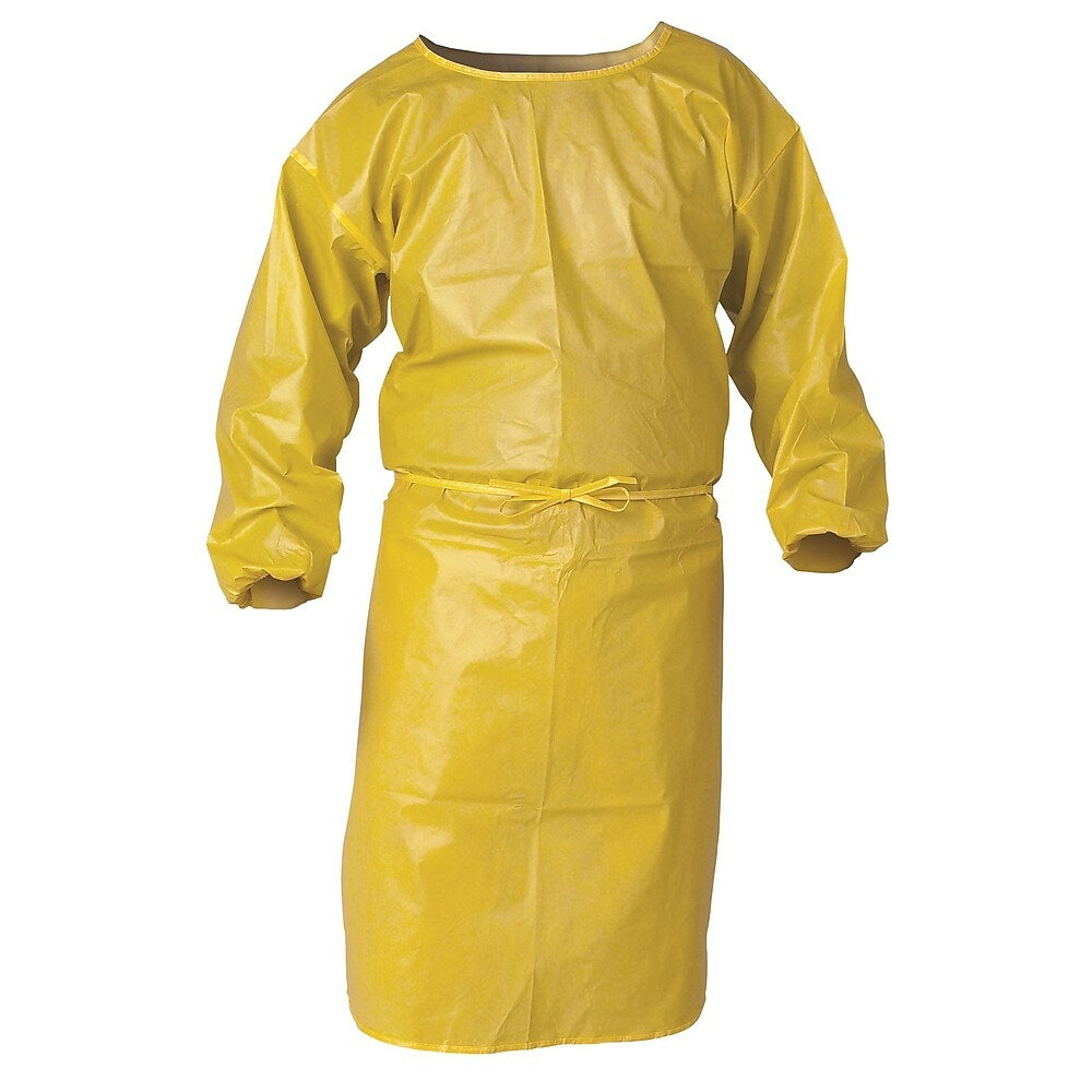 Image of Kimberly-Clark Smock, CheMical Spray Protection 5" Yellow, 12 Pack