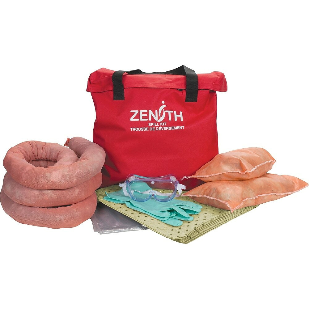 Image of Zenith Safety 10-Gallon Truck Spill Kits, Hazmat, With Nylon Bag