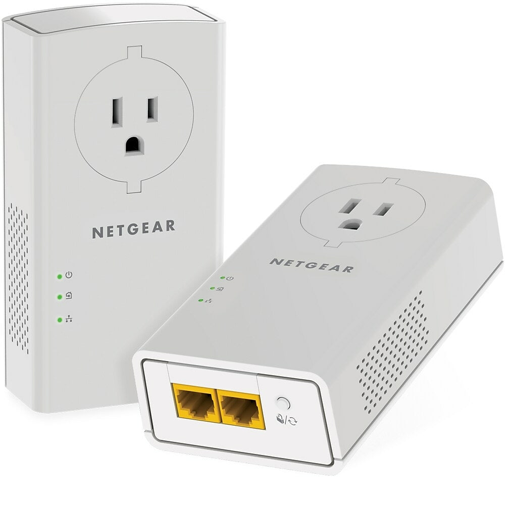 Image of Netgear Powerline Adapter 2000 with Extra Outlet (PLP2000)