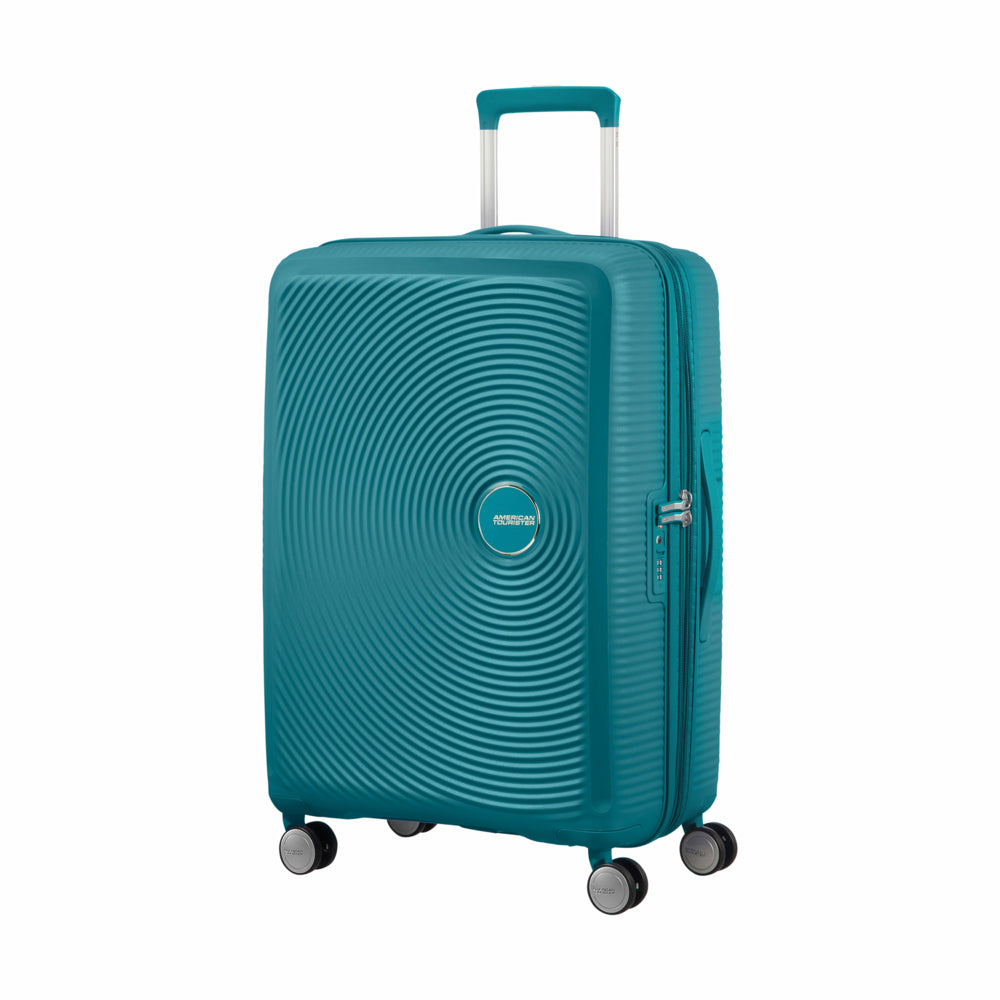 Image of American Tourister Curio Spinner Luggage - Expandable - Medium - Jade Green