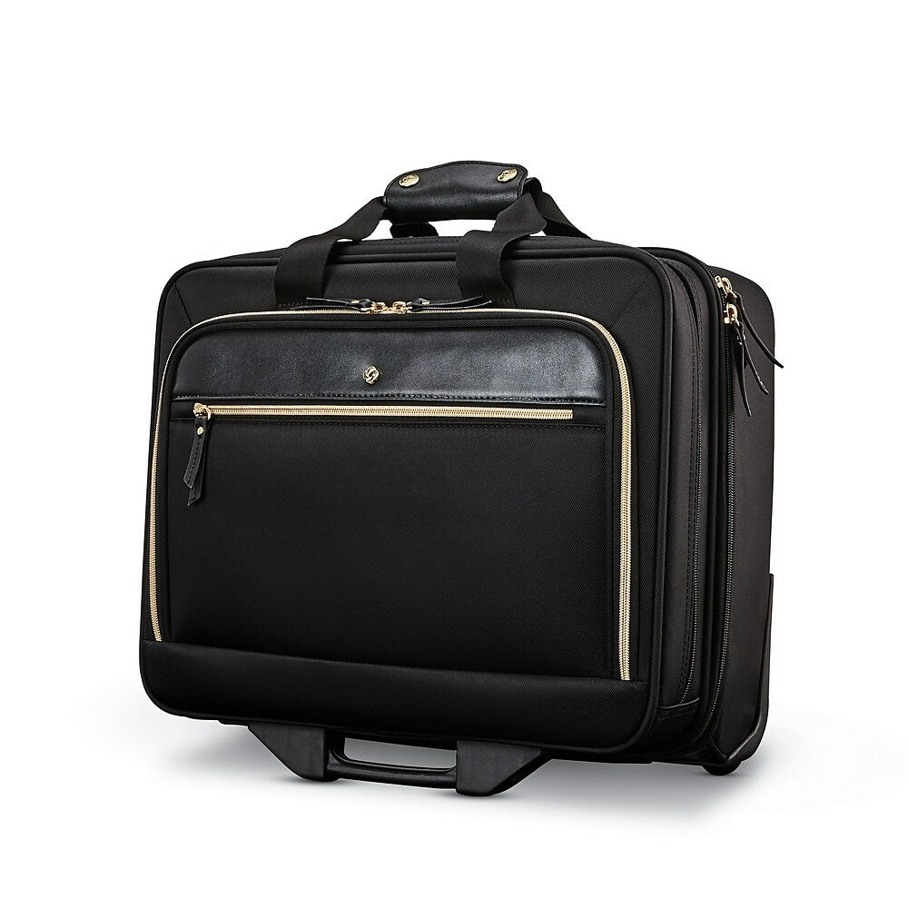 Image of Samsonite 15.6" Mobile Solution Upright Wheeled Mobile Office Luggage - Black