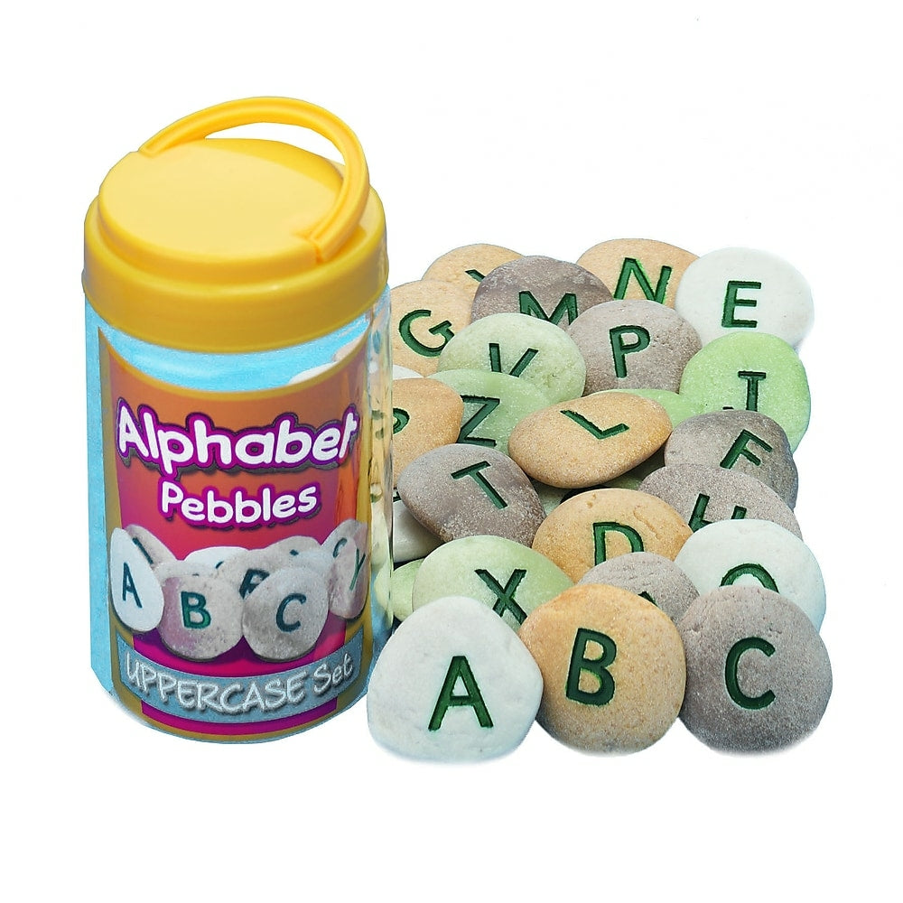 Image of Yellow Door Uppercase Alphabet Pebbles Grade PreK-1, Letter Recognition (YUS1009)