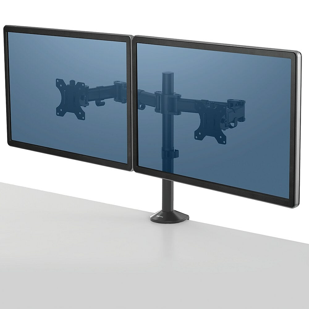 Image of Fellowes Reflex Dual Monitor Arm, Black