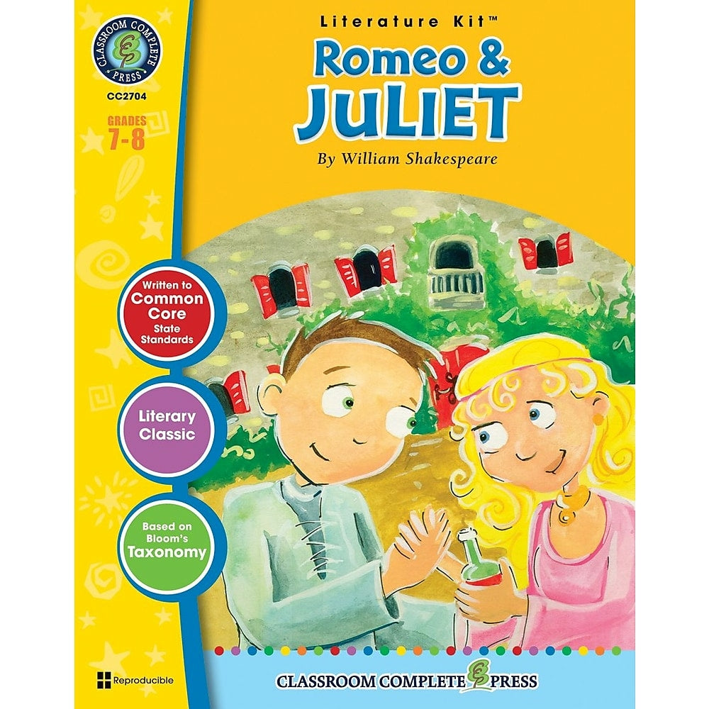 Image of eBook: Romeo & Juliet Literature Kit (PDF version - 1-User Download) - ISBN 978-1-55319-386-9 - Grade 7 - 8