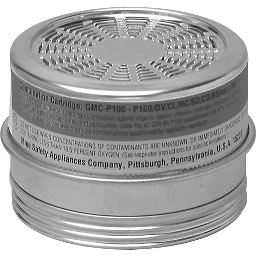 Image of MSA Comfo Respirator Cartridges, Gas/Vapour Cartridge, Organic Vapour/Acid Gas - 3 Pack