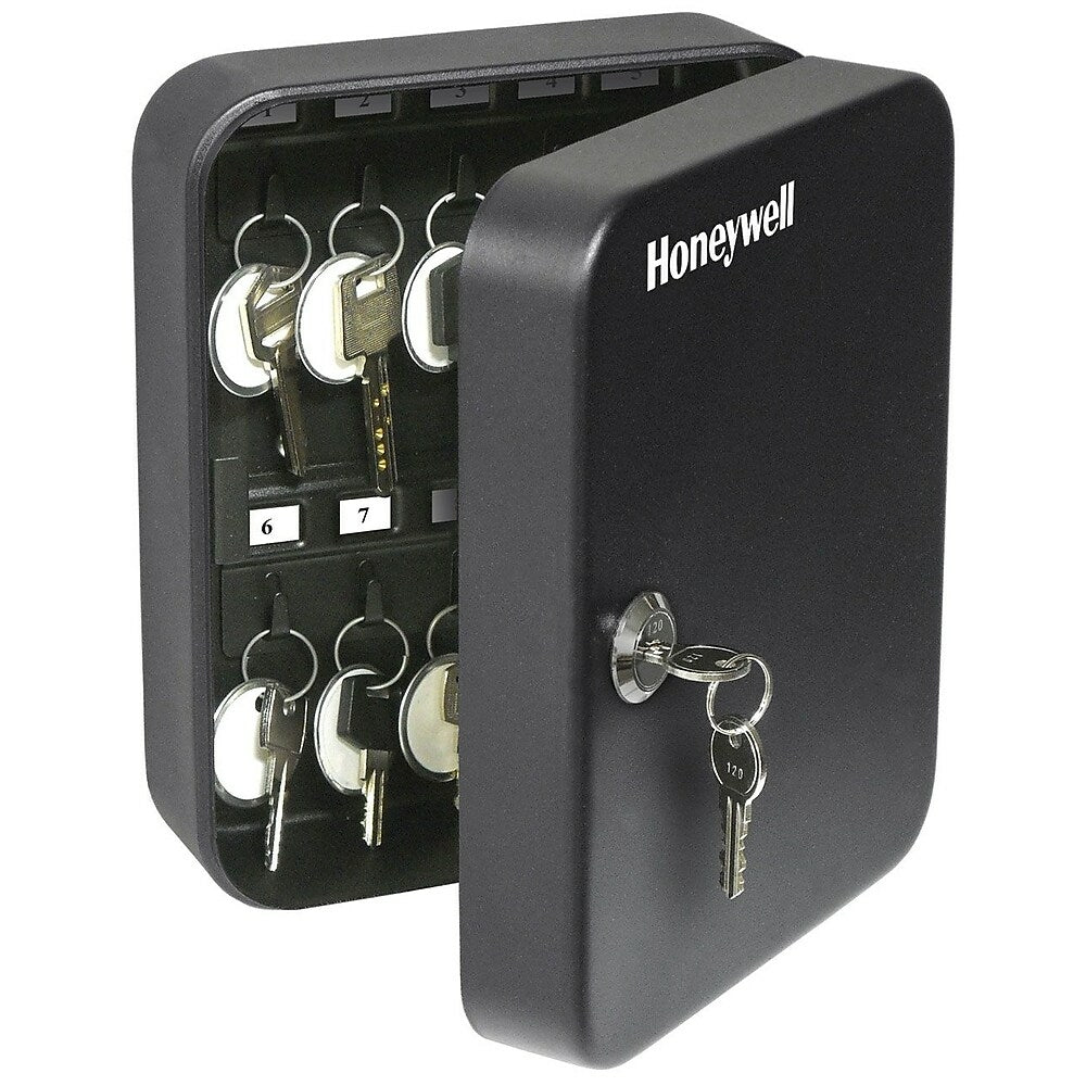 Image of Honeywell Key Lock 24 Key Box, Black
