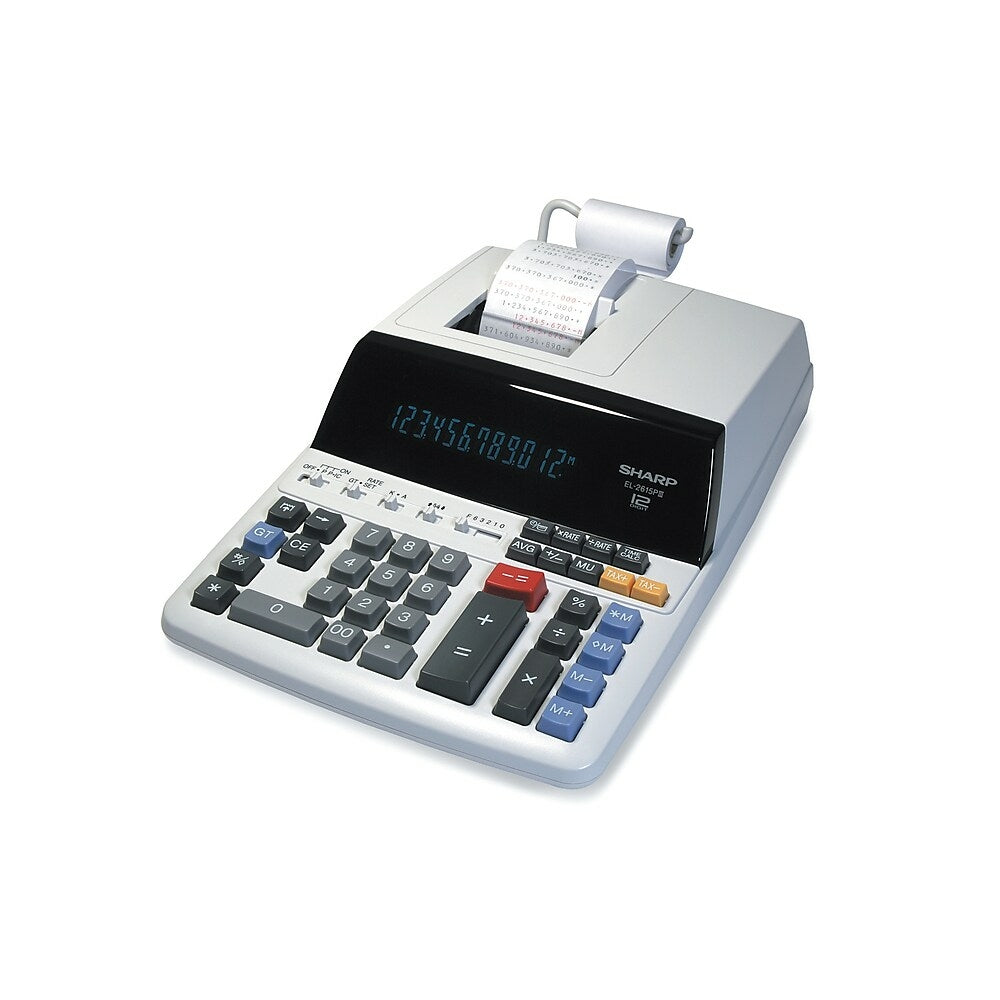 Image of Sharp12-Digit Desktop Printing Calculator (EL2615PIII)