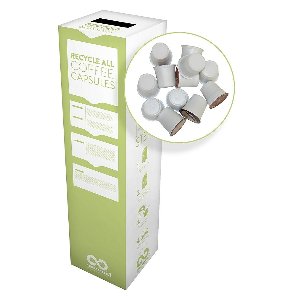 Image of TerraCycle Coffee Capsules Zero Waste Box - 11" x 11" x 40" - Medium