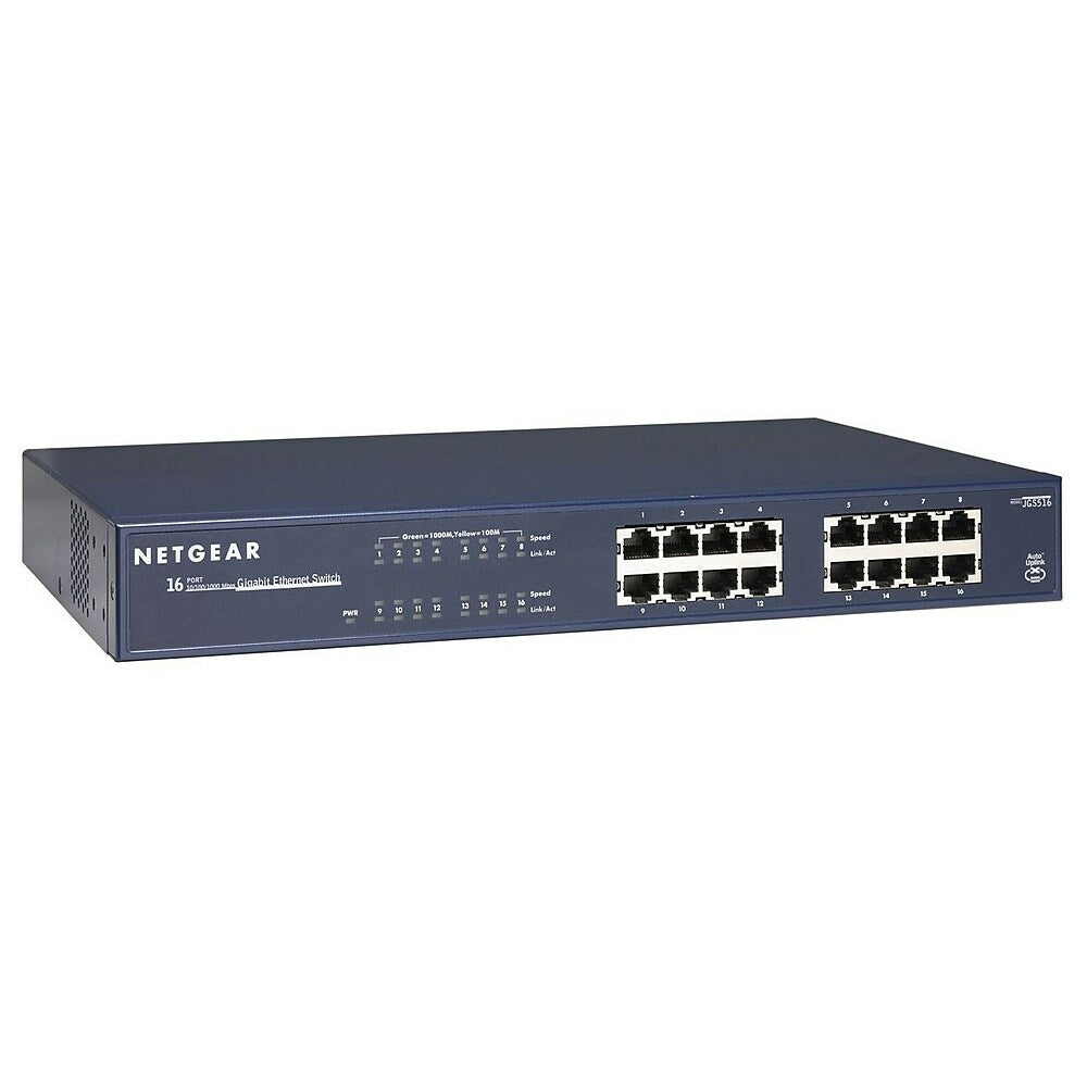 Image of Netgear Prosafe Jgs516 16-Port Gigabit Ethernet Switch