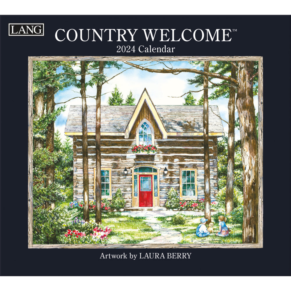 Image of Lang 2024 Deluxe Calendar - 12" x 14" - Country Welcome