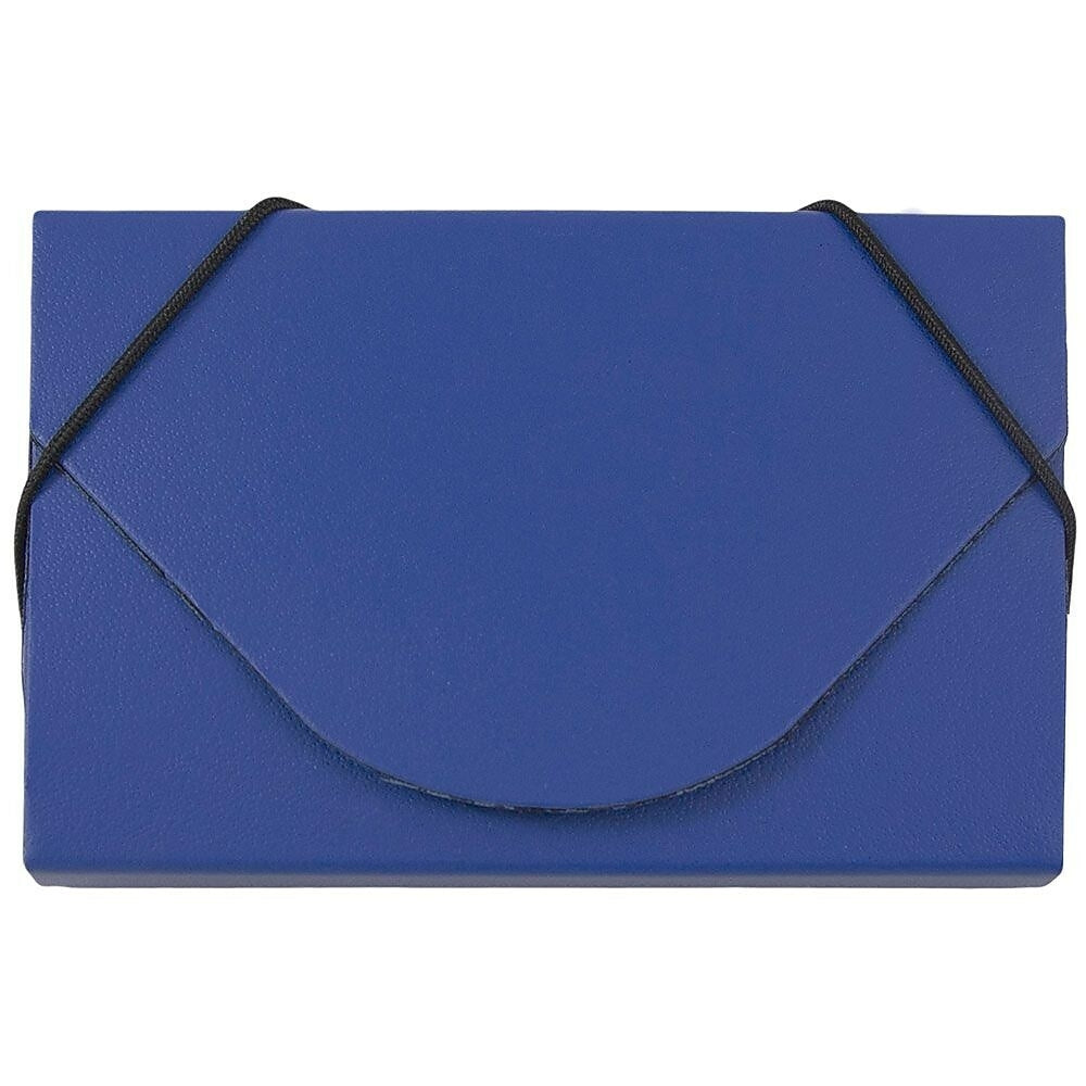 Image of JAM Paper Business Card Case, Matte Blue (369031715)