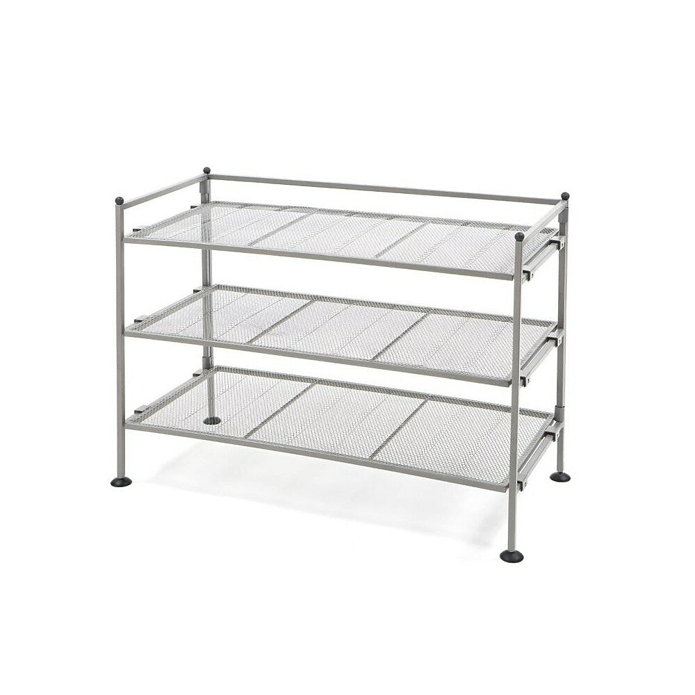 1 tier rolling shoe rack