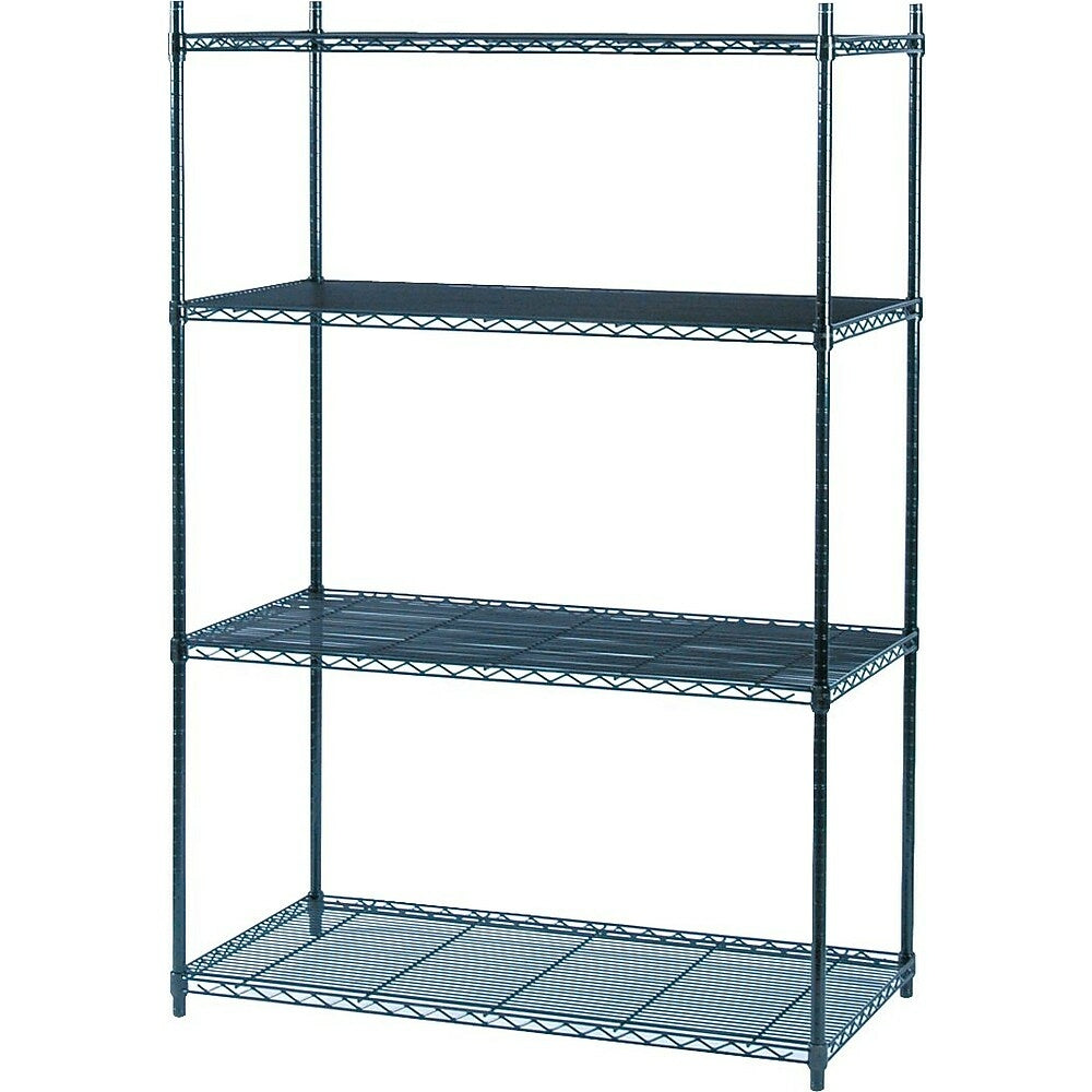 Image of Safco Industrial Wire Shelving, Starter Unit, 24" x 48"