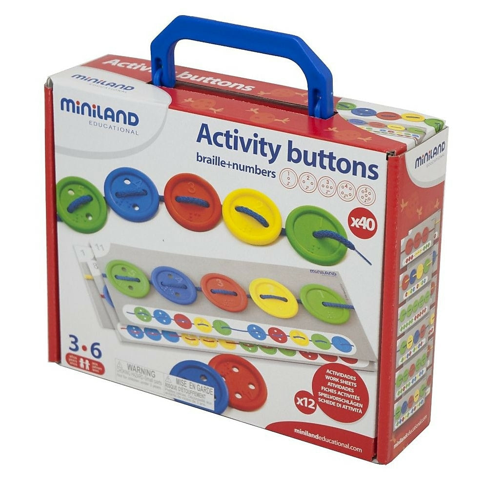 Image of Miniland Educational Activity Buttons (31791)