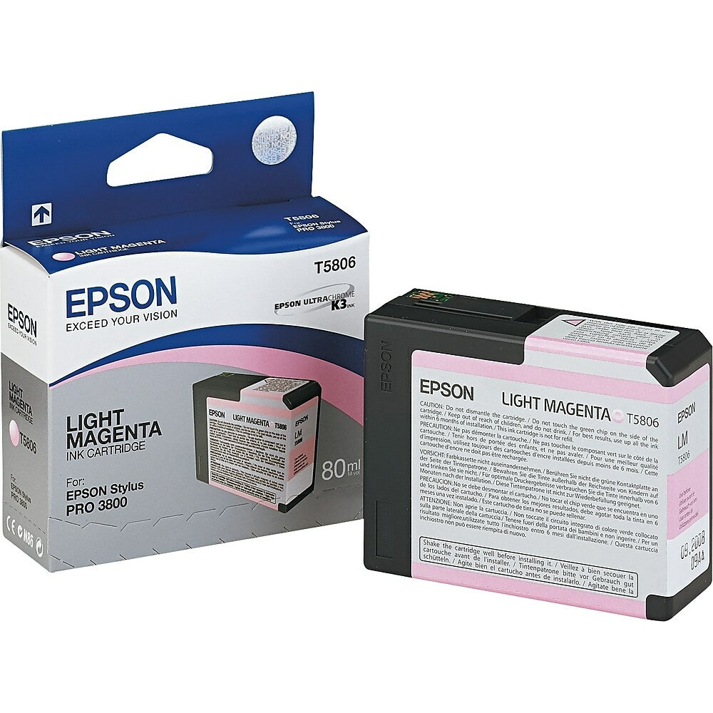 Image of Epson T580 UltraChrome K3 Ink Cartridge - Light Magenta