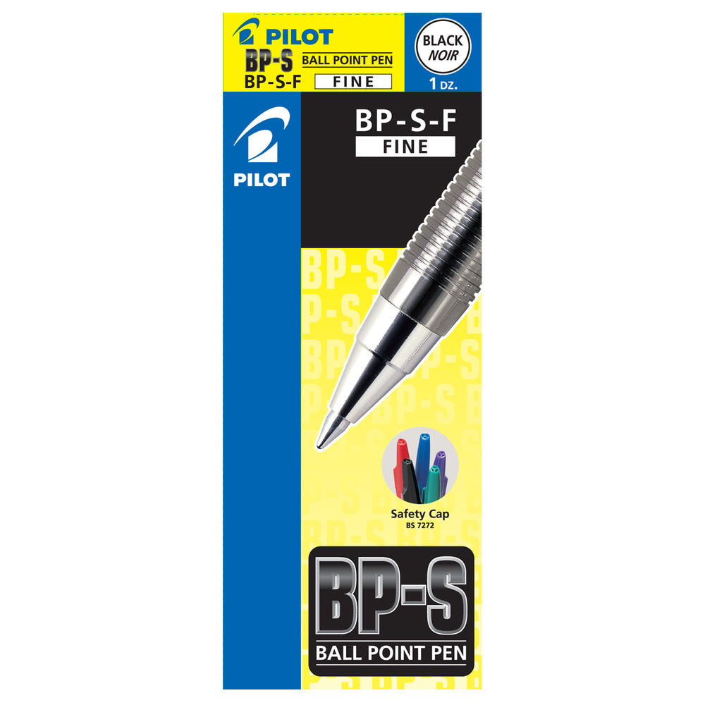 Image of Pilot Better Ballpoint Pens, Fine, Black, 12 Pack