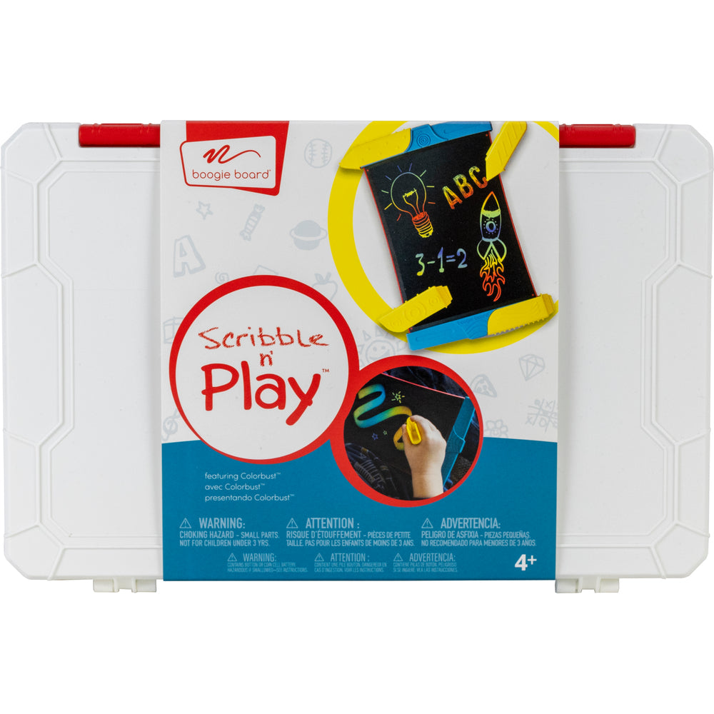 Image of Boogie Board Scribble n' Play Kids Drawing Tablet with Storage Case, Multicolour