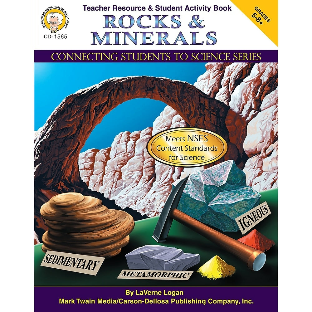 Image of eBook: Mark Twain 1565-EB Rocks & Minerals - Grade 5 - 8