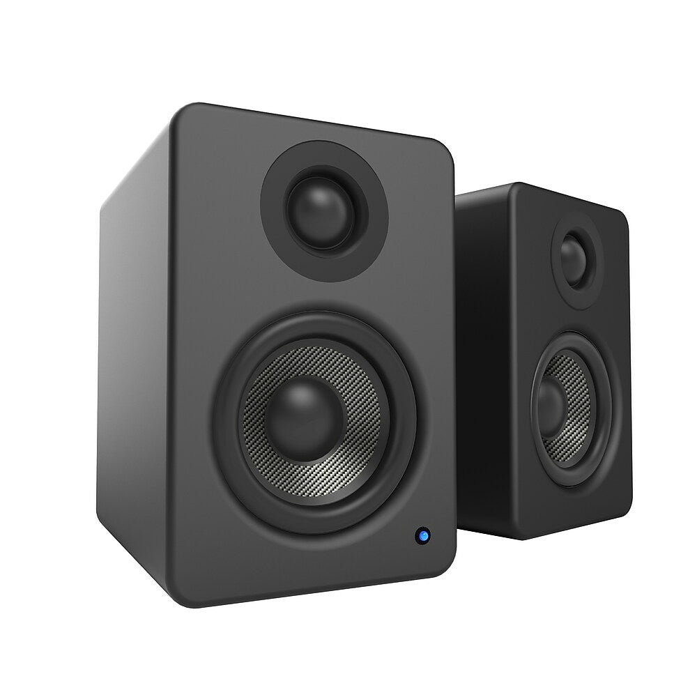 Image of Kanto YU2 Powered Desktop Speakers with Built-in USB DAC - Matte Black - 2 Pack