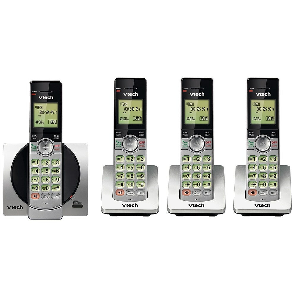 Image of Vtech CS6919-4 4-Handset Cordless Phone with Caller ID/Call Waiting