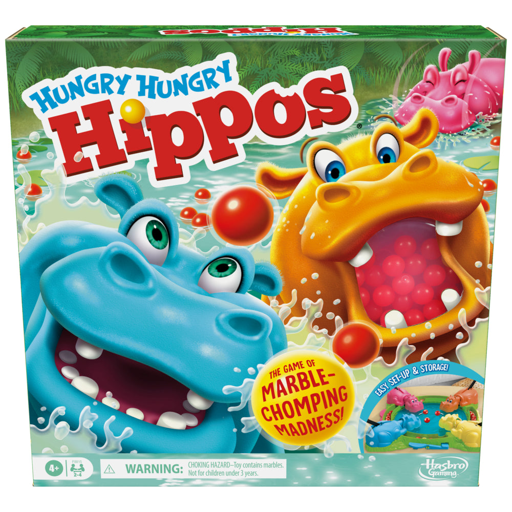 Image of Hasbro Gaming Hungry Hungry Hippos Board Game