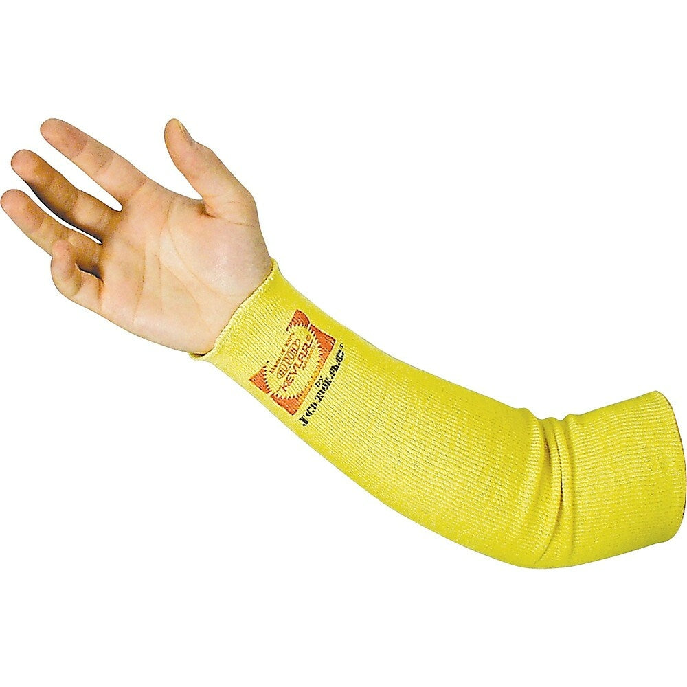 Image of Jomac Canada Kevlar Sleeves, Kevlar, 10", Ansi/Isea 105 Level 3, Yellow - 12 Pack (SAL746)